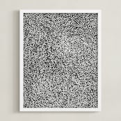 "10,000 Grains" - Art Print in Charcoal by Bryn Wears-Fitipaldi - Framed