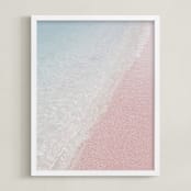 "Take me to the Water" - Art Print in Light Pink by Katie Doherty - Framed