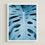 "Color Palette l" - Art Print in Blue Lagoon by Debra Pruskowski - Framed