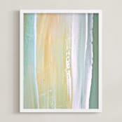 "Golden Sage" - Art Print in Tuscan Beige by Artsy Canvas Girl Designs - Framed