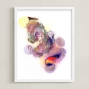 "Godsend" - Art Print in Pink by Misty Hughes - Framed