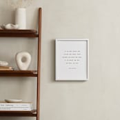 "Your Quote: Portrait Orientation Custom Print" - Custom Print in Rustique by Minted - In a Room