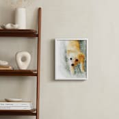 "Custom Pet Portrait" - Custom Print in White by Minted - In a Room