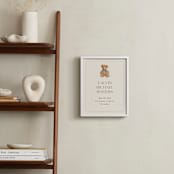 "Baby's Bear: Custom Print" - Custom Print in Frost by Becky Nimoy - In a Room
