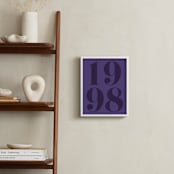 "Your Year: Custom Print" - Custom Print in Midnight Purple by Erica Krystek - In a Room
