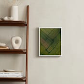"Above the Paddy" - Art Print in Green by Alaric Yanos - In a Room