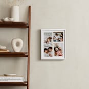 "4 Photo Collage" - Foil Framed Photo in Gold by Hooray Creative - In a Room