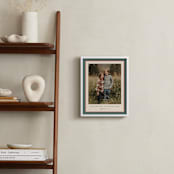 "Ribbon Frame: Portrait Framed Photo" - Framed Photo in Sprig by Carolyn MacLaren - In a Room