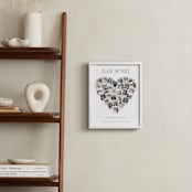 "Heart Snapshot for Grads: Framed Photo" - Framed Photo in White by Minted - In a Room