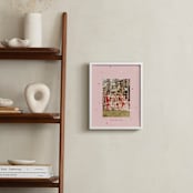 "Drops of Love: Portrait Framed Photo" - Framed Photo in Cream by Leia Matt - In a Room