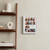 "Nine Photo: Portrait Framed Photo" - Framed Photo in White by Leia Matt - In a Room
