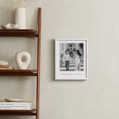 "Be There: Portrait Framed Photo" - Framed Photo in Charcoal by Blustery August - In a Room