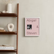 "Bold Love: Framed Photo" - Framed Photo in Blush by Minted - In a Room