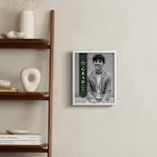 "Classic Sash: Portrait Framed Photo" - Framed Photo in Pine by Lauren Chism - In a Room