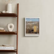 "Island Dog" - Art Print in Yellow by Kate Baird - In a Room