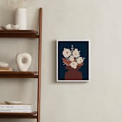 "Emilie" - Art Print in Deep Blue by Alex Roda - In a Room
