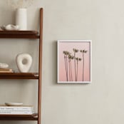 "Seven Palmtrees" - Art Print in Warm rosy sunset by Lisa Sundin - In a Room