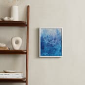 "Magnificient Glacier" - Art Print in Glacial Blue by Roopali - In a Room