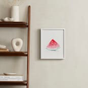 "Slice of Summer" - Art Print in Melon by Lindsay Megahed - In a Room