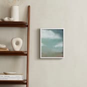 "Finding Time" - Art Print in Sky Blue by Amy Moen - In a Room