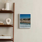 "Beach IV" - Art Print in Sky Blue by Jennifer Little - In a Room