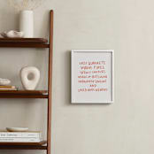 "This Season" - Art Print in Tangerine by Annie Montgomery - In a Room