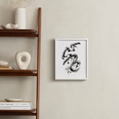 "Smoke Rings" - Art Print in Black by Misty Hughes - In a Room