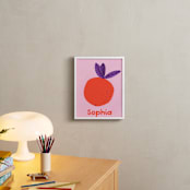 "My Fruity Family III" - Personalized Art Print in Citrus by Marta Crea - In a Room