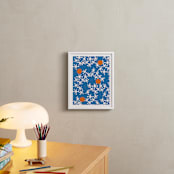 "Fun & Games III" - Art Print in Blue by Ampersand Design Studio - In a Room