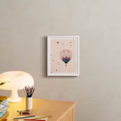 "To The Stars" - Art Print in Pale Pink by Caroline Mint - In a Room