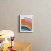 "paper rainbow" - Art Print in Rainbow by Carrie Moradi - In a Room
