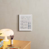 "skyscraper" - Art Print in White by Susanne Kasielke - In a Room