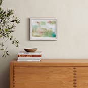 "Window Seat" - Art Print in Moss Green by Erika Firm - In a Room