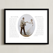 "Our Vows: Framed Photo" - Framed Photo in White by Sarah Curry - Framed