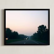 "Summer Haze #1" - Art Print in Light Pink by ALICIA BOCK - Framed