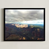 "Grand Canyon Illuminated" - Art Print in Grand Canyon earth by Jeff Vilkin - Framed