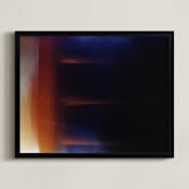 "Experiments with Film 013" - Art Print in Gold and Black by Arash Fattahi Acosta - Framed