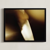 "Experiments with Film 023" - Art Print in Gold and Black by Arash Fattahi Acosta - Framed