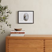 "Our Vows: Framed Photo" - Framed Photo in White by Sarah Curry - In a Room