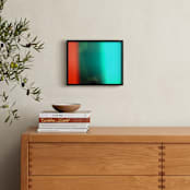 "Experiments with Film 006" - Art Print in Cyan by Arash Fattahi Acosta - In a Room