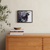 "Early Snow" - Art Print in Winter Blacks by Leslie Le Coq - In a Room