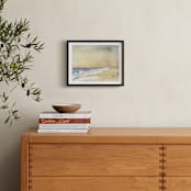 "Nantucket Sunset" - Art Print in Ocean by Hallie Fischer - In a Room
