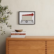 "Showtime" - Art Print in Currant by King Richard IX - In a Room