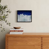 "Wave Splash" - Art Print in splashy white by Sea and Sky - In a Room