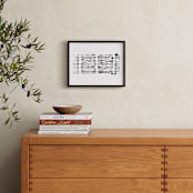 "Invisible Ink" - Art Print in Charc by Stephanie Nowotarski - In a Room