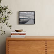 "Tahoe in Winter" - Art Print in winter grey by Jeff Vilkin - In a Room