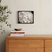 "White Petals" - Art Print in Delicate White by Jayna B - In a Room
