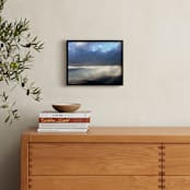"Desert Light and Clouds" - Art Print in rain blue by Jeff Vilkin - In a Room