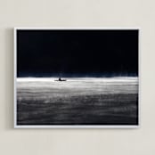 "Into the Mystic" - Art Print in Tranquil Noir by Shannon Howard - Framed