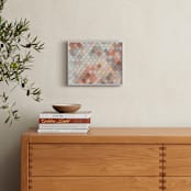 "Scales" - Art Print in Salmon by Annie Montgomery - In a Room